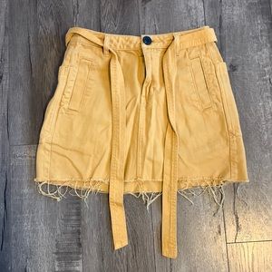PACSUN Yellow Skirt